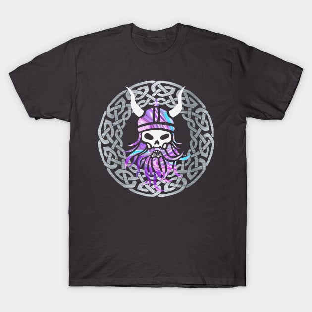 Viking Skull T-Shirt by Wild Geometric